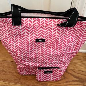 Pink Patterned Tote Bag